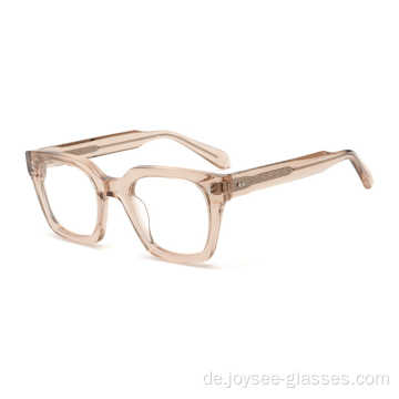 Quadratische dicke Acetatrahmen optischer Rahmen Brillen für Frauen